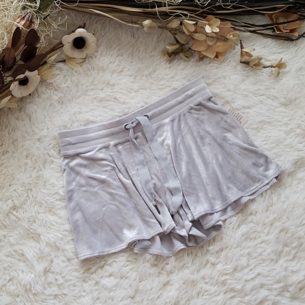Make +Model Velvet Shorts